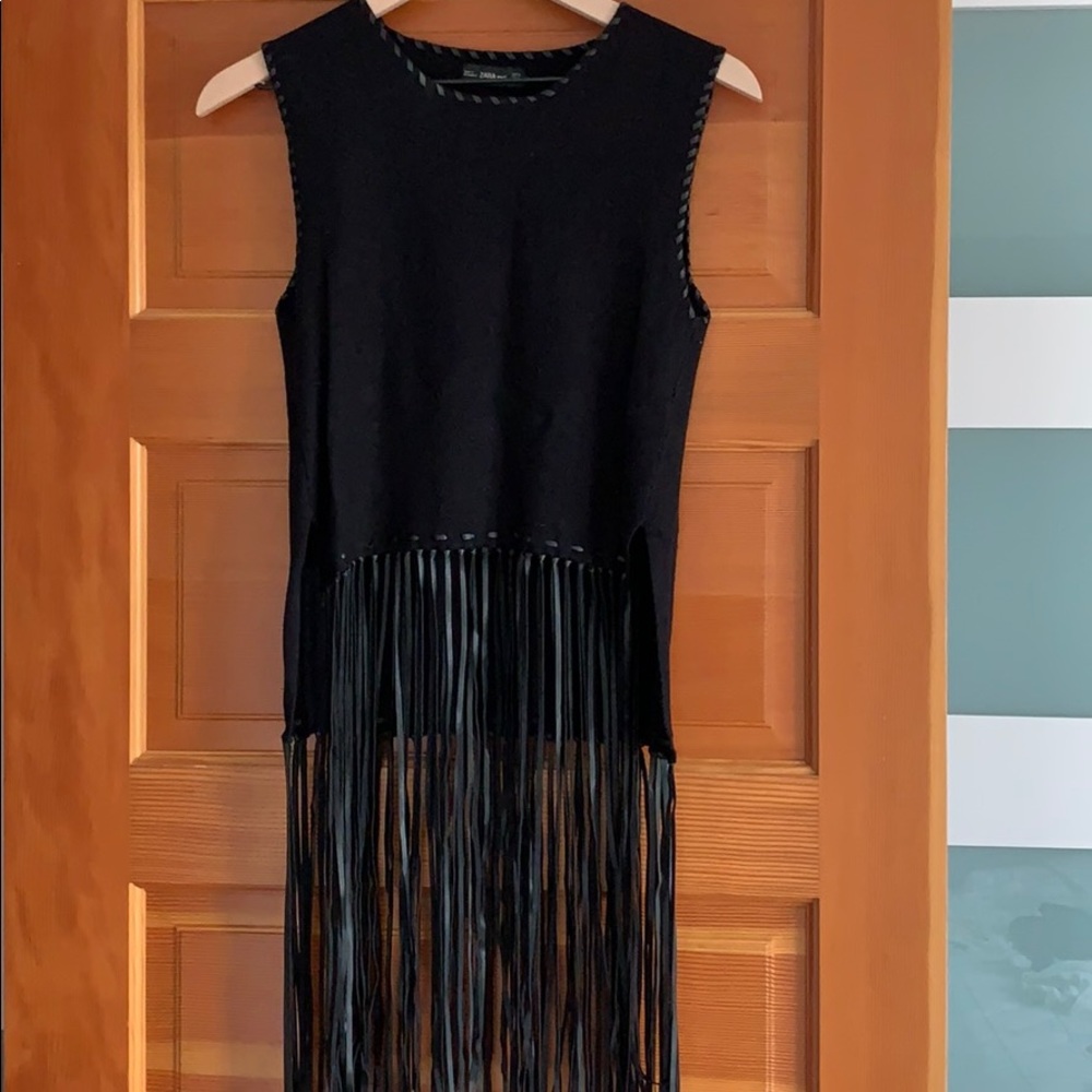 Zara Fringe Top